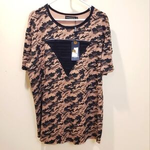 TAILORED RECREATION  women's plus size short sleeves camu tshirt size XX…